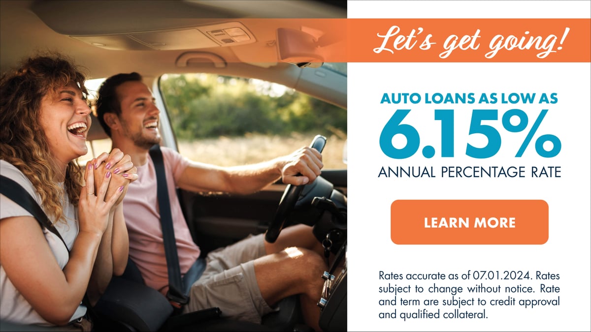 Auto Loans as low as 6.15% APR*