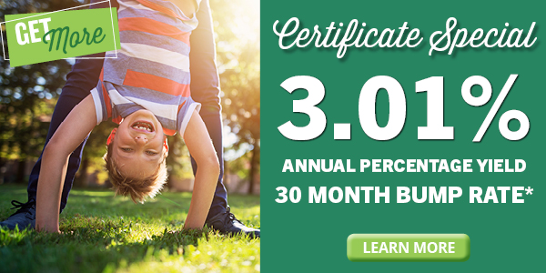 3.01% APY Certificate Special